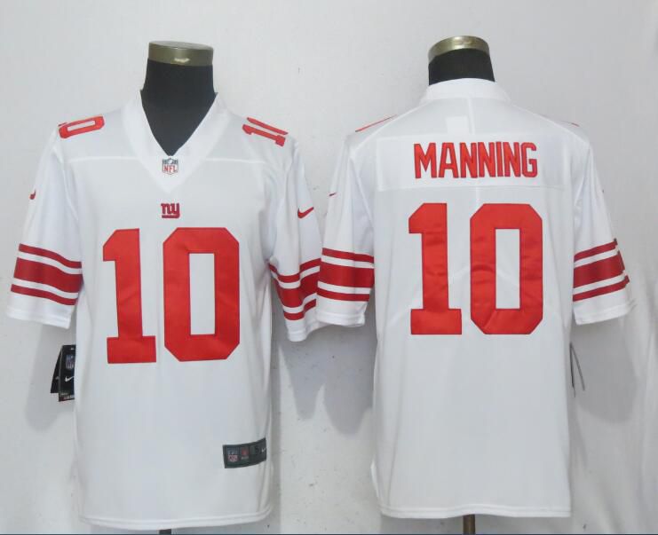 Men New York Giants 10 Manning White Nike Vapor Untouchable Limited Playe NFL Jerseys